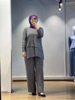 MissDalida Etek Ucu Cupro ASM. Kesim Triko Tunik 25Y-6009