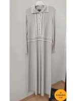 MissDalida Gömlek Yaka Klasik Elbise T24Y-4004