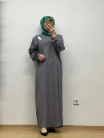 MissDalida Keten Elbise 25Y-4064