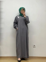 MissDalida Keten Elbise 25Y-4064