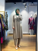 MissDalida Önü Keçe Baskılı Hırka T25K-9021