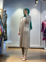 MissDalida Önü Keçe Baskılı Hırka T25K-9021