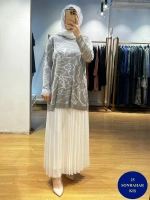 MissDalida Pilise Şifon Etek T25K-2009