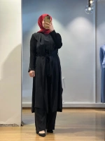 MissDalida Şal Yaka Cupro Triko Tunik TK Hırka 25Y-0006