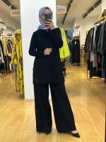 MissDalida Touch Me Önü Dikişli Bol Paça Pantolon T25PF-7003