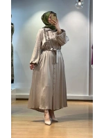 MissDalida Uzun Kupro Elbise T25K-4006