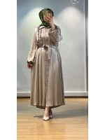 MissDalida Uzun Kupro Elbise T25K-4006