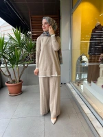 MissDalida Yakası Yırtmaçlı Triko Tunik T25PF-6002