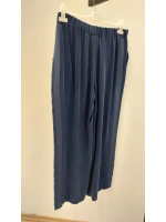 MissDalida Yandan Şeritli Beli Lastikli Bol Paça Cupro Pantolon 25Y-7026