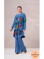 MissWhence Bambu Penye Önü Desenli Tunik 35000