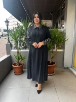 MissWhence Cupro Elbise 25Y-2985