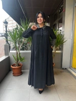 MissWhence Cupro Elbise 25Y-2985