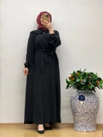 MissWhence Cupro Kapüşonlu Elbise 25Y-37811