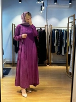 MissWhence Fermuar Detaylı Cupro Elbise 25Y-37830