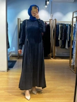 MissWhence Fermuar Detaylı Cupro Elbise 25Y-37830