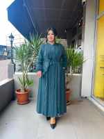 MissWhence Fermuar Detaylı İpek Cupra Ferace 35505