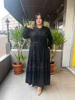 MissWhence Güpürlü Cupro Jakar Ferace 25K-38528