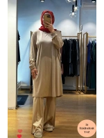 MissWhence İspanyol Paça Bambu Penye Pantolon 35114