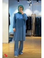 MissWhence İspanyol Paça Bambu Penye Pantolon 35114