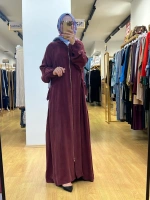 MissWhence Kapşonlu Cupro Ferace 37513