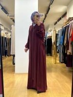 MissWhence Kapşonlu Cupro Ferace 37513