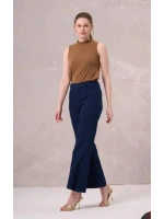 MissWhence Önü Dikişli Bol Paça Jean Pantolon 35103