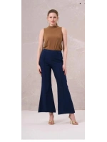 MissWhence Önü Dikişli Bol Paça Jean Pantolon 35103