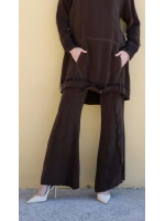 MissWhence Önü Dikişli İspanyol Paça Pantolon 37110