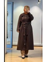 MissWhence Süet Pardesü 25K-36405