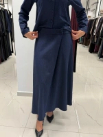 Nakış Detaylı Crop Denim Ceket Navy 3268253