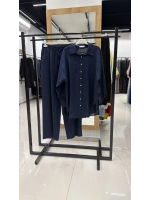 Natural %100 Keten Pantolonlu Takım TD-4269