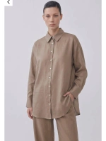 Natural %100 Keten Pantolonlu Takım TD-4269