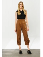 On Triko Bol Paça Yüksek Bel Pantolon 24K24147