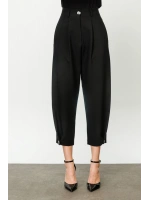 On Triko Bol Paça Yüksek Bel Pantolon 24K24147