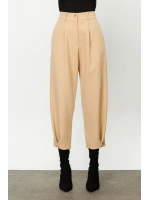 On Triko Bol Paça Yüksek Bel Pantolon 24K24147