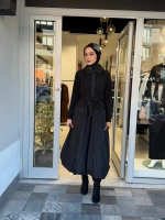Tafta Elbise Siyah 40808