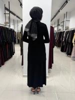 Yuvarlak Yaka Basic Tunik Black 3266009