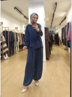 Zems Lacivert Taş Detaylı Takım 25Y-2T006