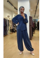 Zems Lacivert Taş Detaylı Takım 25Y-2T006