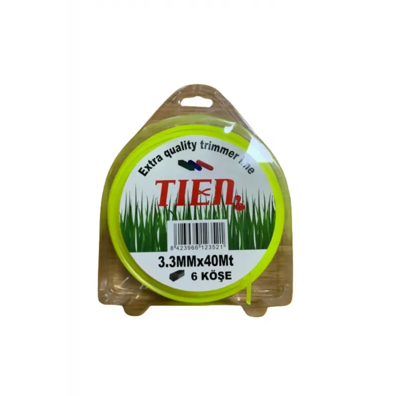 Tien Tırpan Misinası 3.3 mm 40m 6 Köşe Sarı