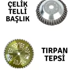 Rapco Motorlu Tırpan Çelik Telli Başlık ve Kawashima Tırpan Tepsisi