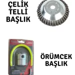 Rapco Motorlu Tırpan Çelik Telli Başlık ve Örümcek Başlık