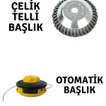 Rapco Motorlu Tırpan Çelik Telli Başlık ve Otomatik Başlık