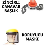 Veta Profesyonel Koruyucu Maske ve Rapco Zincirli Canavar Başlık