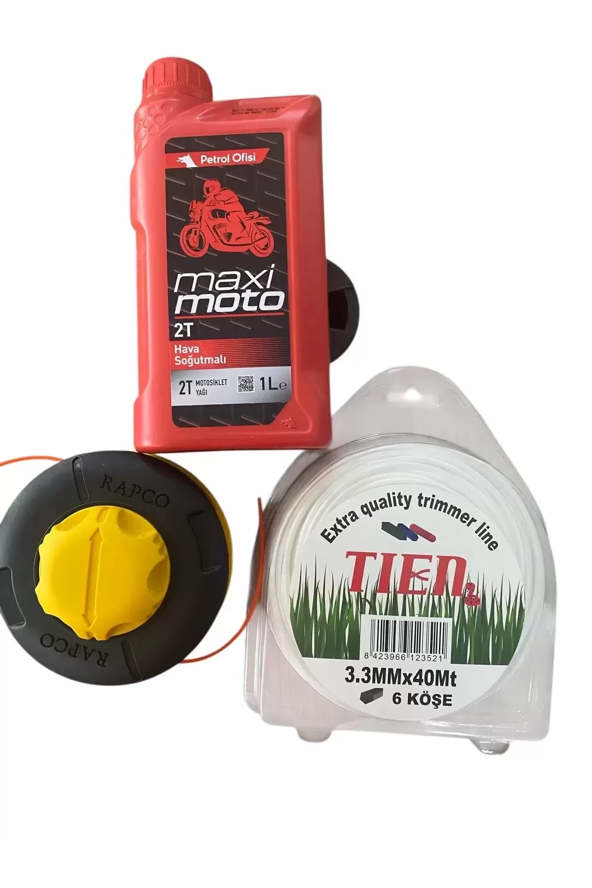 Motorlu Tırpan Seti Otomatik Başlık PO Yağ Tien Misina