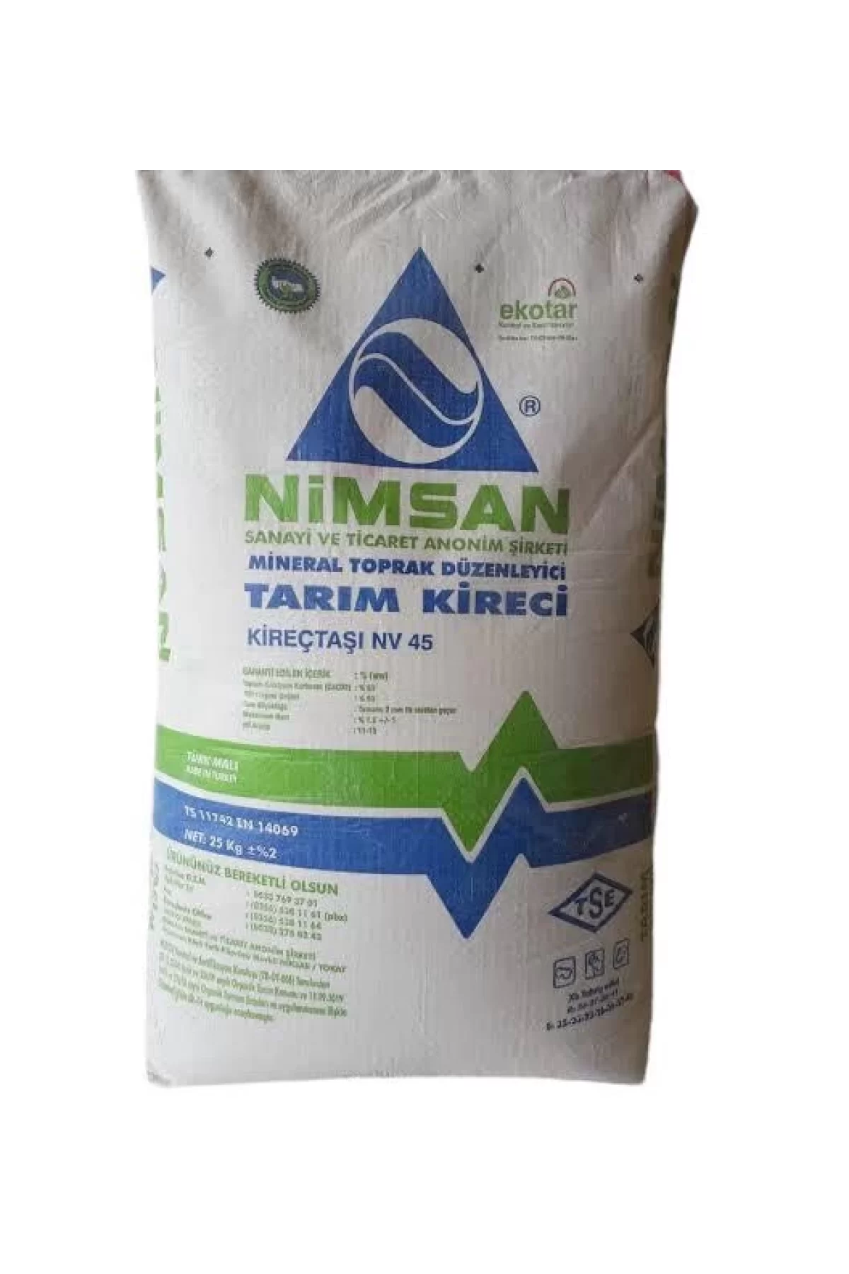 Nimsan Tarım Kireci 25 Kg Ph 11-13