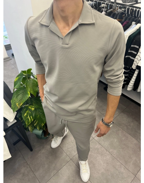 Ottoman Kumaş Alt Üst Takım Gri