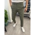 Slimfit Likralı Kumaş Pantolon Haki