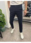 Slimfit Likralı Kumaş Pantolon Lacivert