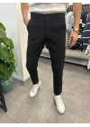 Slimfit Likralı Kumaş Pantolon Siyah